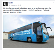 Busorganisation nach Sachsen auch über Külbel