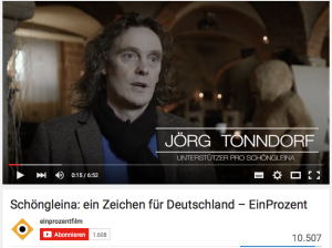 Jörg Tonndorf im Einprozent-Werbevideo für Schöngleina