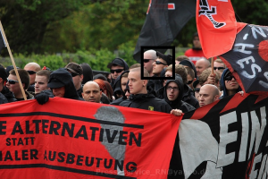 Wienrich in der Neonazi-Demo am 1. Mai 2015 in Saalfeld