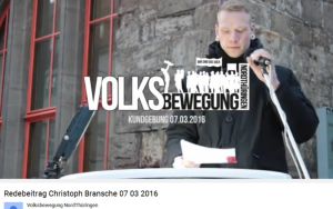 „Volksbewegung Nordthüringen": Christoph Bransche