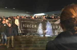 „Bürger für Erfurt" bei AfD-Demonstration in Erfurt