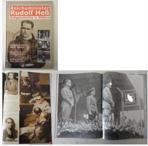 Buder illustriert Hitler Stellvertreter Rudolf Hess (im Buch erwähnt für die Umschlaggestaltung)